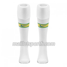 Brésil Coupe du monde 2018 Chaussettes Domicile Blanc